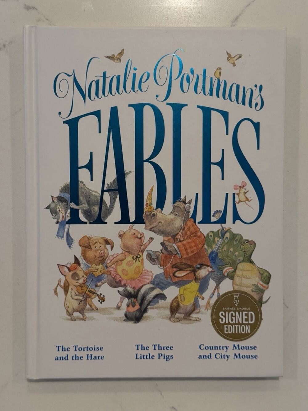 SIGNED Natalie Portman Autographed Bookplate - Natalie Portman's Fables #2